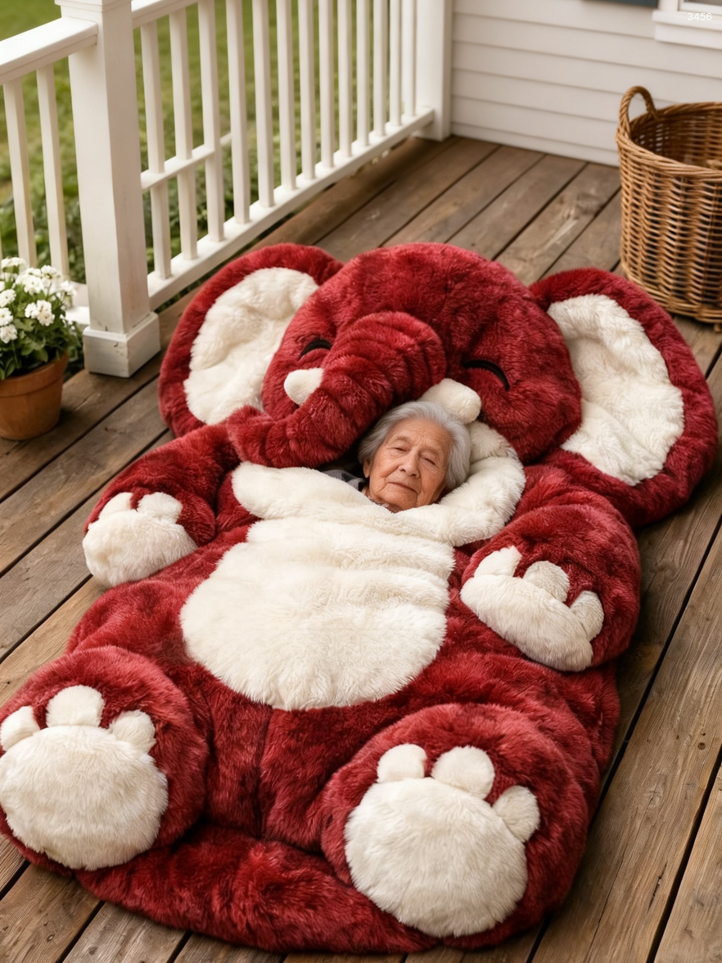 Elephant Shaped Sleeping Bag - Cozy Plush Cuddle Pod for Adults & Kids Elephant Shaped Sleeping Bag - Cozy Plush Cuddle Pod for Adults & Kids