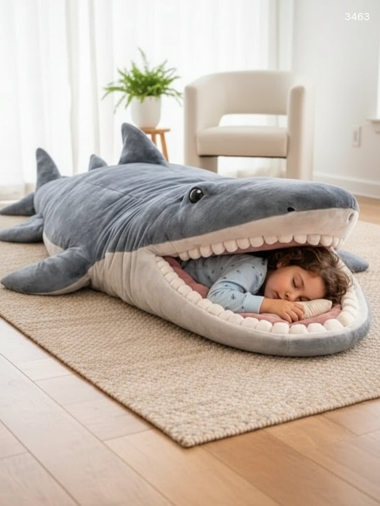 Novelty Animal Mouth Sleeping Bags - Sleep Inside Giant Plush Animals
