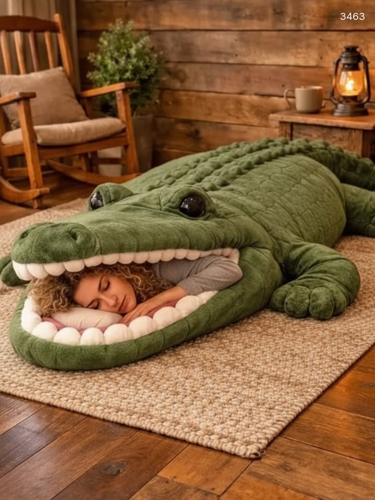 Novelty Animal Mouth Sleeping Bags - Sleep Inside Giant Plush Animals
