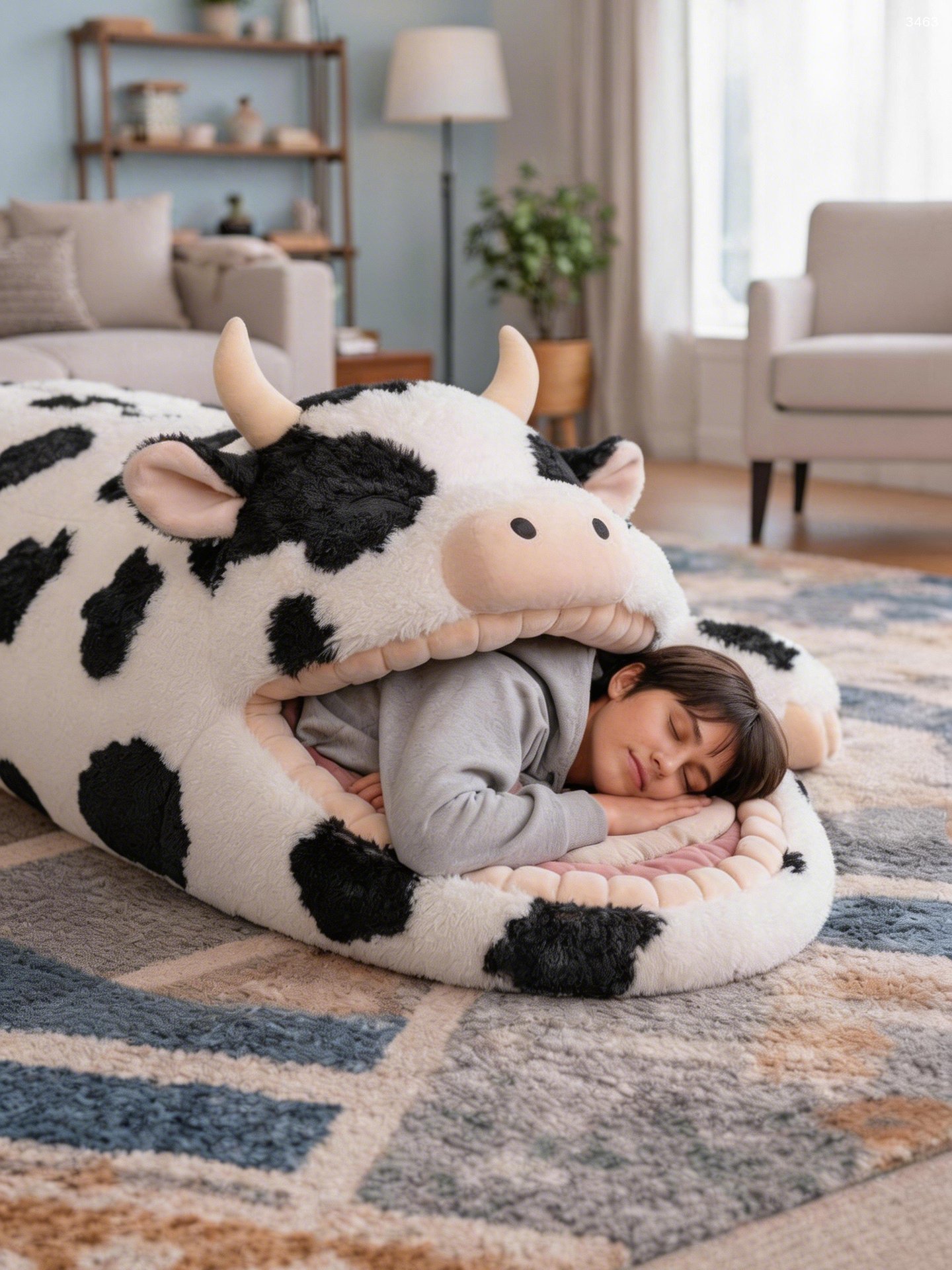 Novelty Animal Mouth Sleeping Bags - Sleep Inside Giant Plush Animals