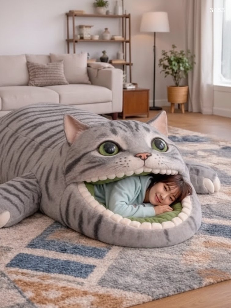 Novelty Animal Mouth Sleeping Bags - Sleep Inside Giant Plush Animals