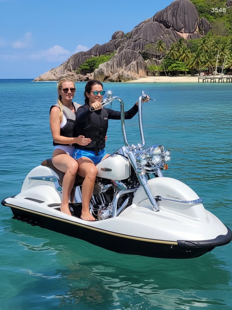 Motorcycle Inspired Jet Ski - Ride in Style on Water