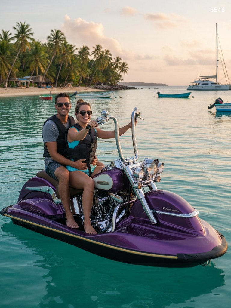 Motorcycle Inspired Jet Ski - Ride in Style on Water