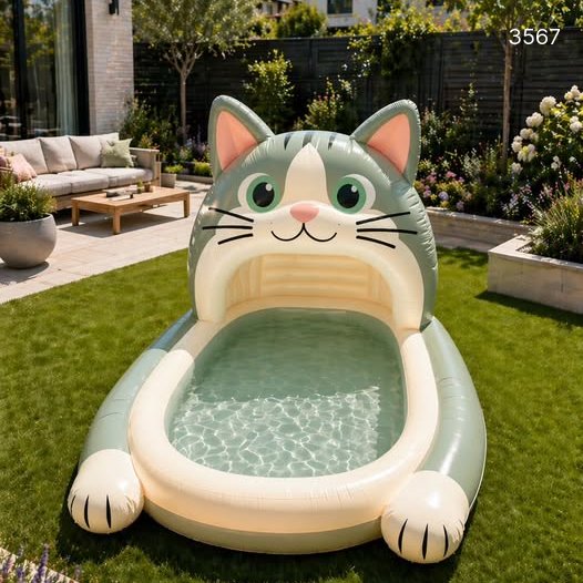 Animal Shaped Inflatable Swimming Pools for a Fun Summer Experience
