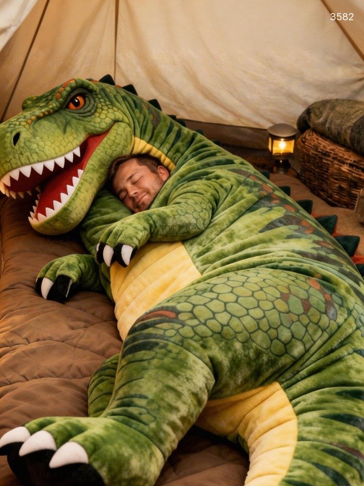 Dinosaur Sleeping Bags for Kids & Adults - Cozy Plush Dino Sleeping Bag Dinosaur Sleeping Bags for Kids & Adults - Cozy Plush Dino Sleeping Bag