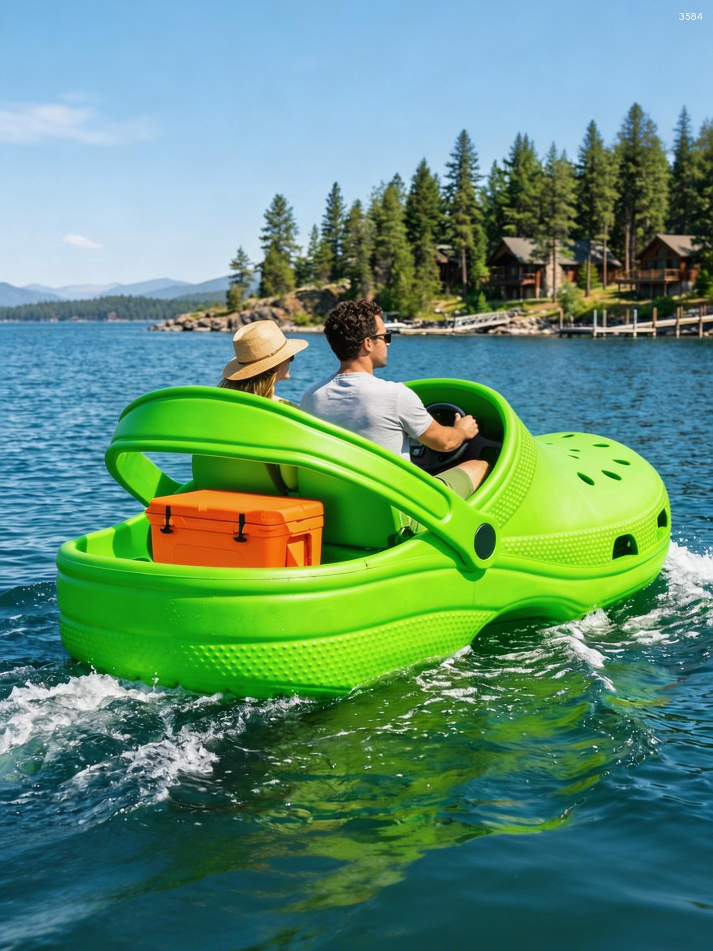 Clog Boats | Fun Crocs-Shaped Watercraft for Lake Adventures