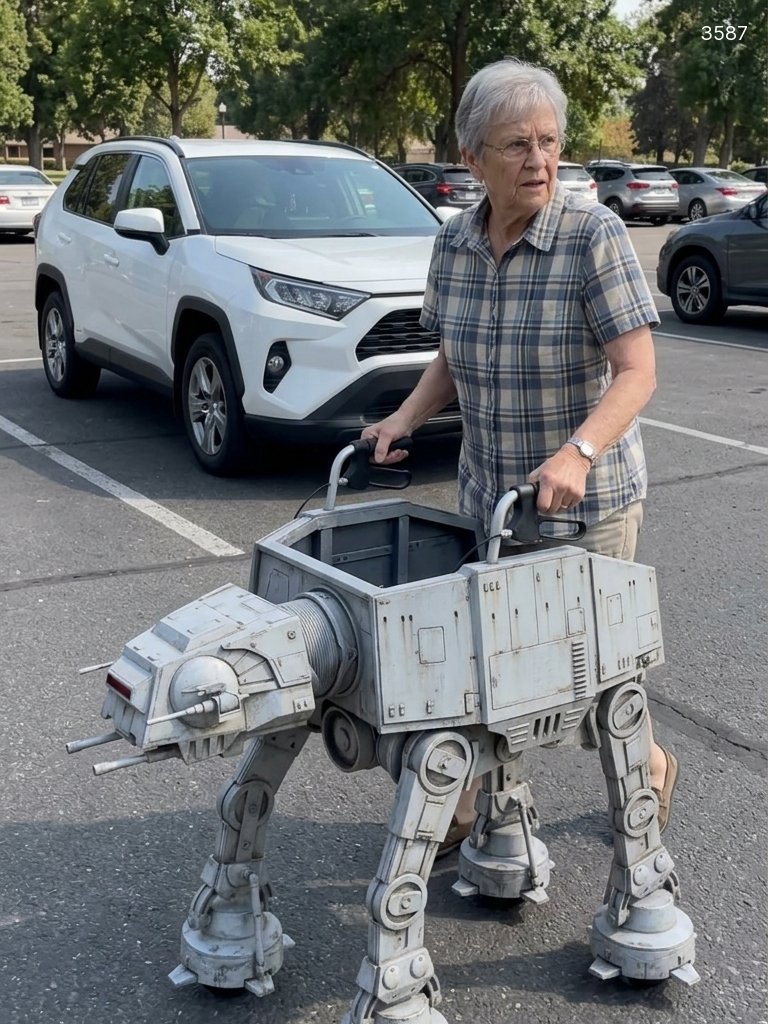 Star Wars AT-AT Walker for Elderly - 4-Legged Mobility Walker with Storage Star Wars AT-AT Walker for Elderly - 4-Legged Mobility Walker with Storage