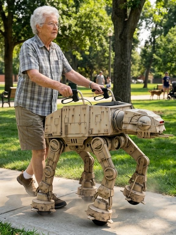 Star Wars AT-AT Walker for Elderly - 4-Legged Mobility Walker with Storage Star Wars AT-AT Walker for Elderly - 4-Legged Mobility Walker with Storage