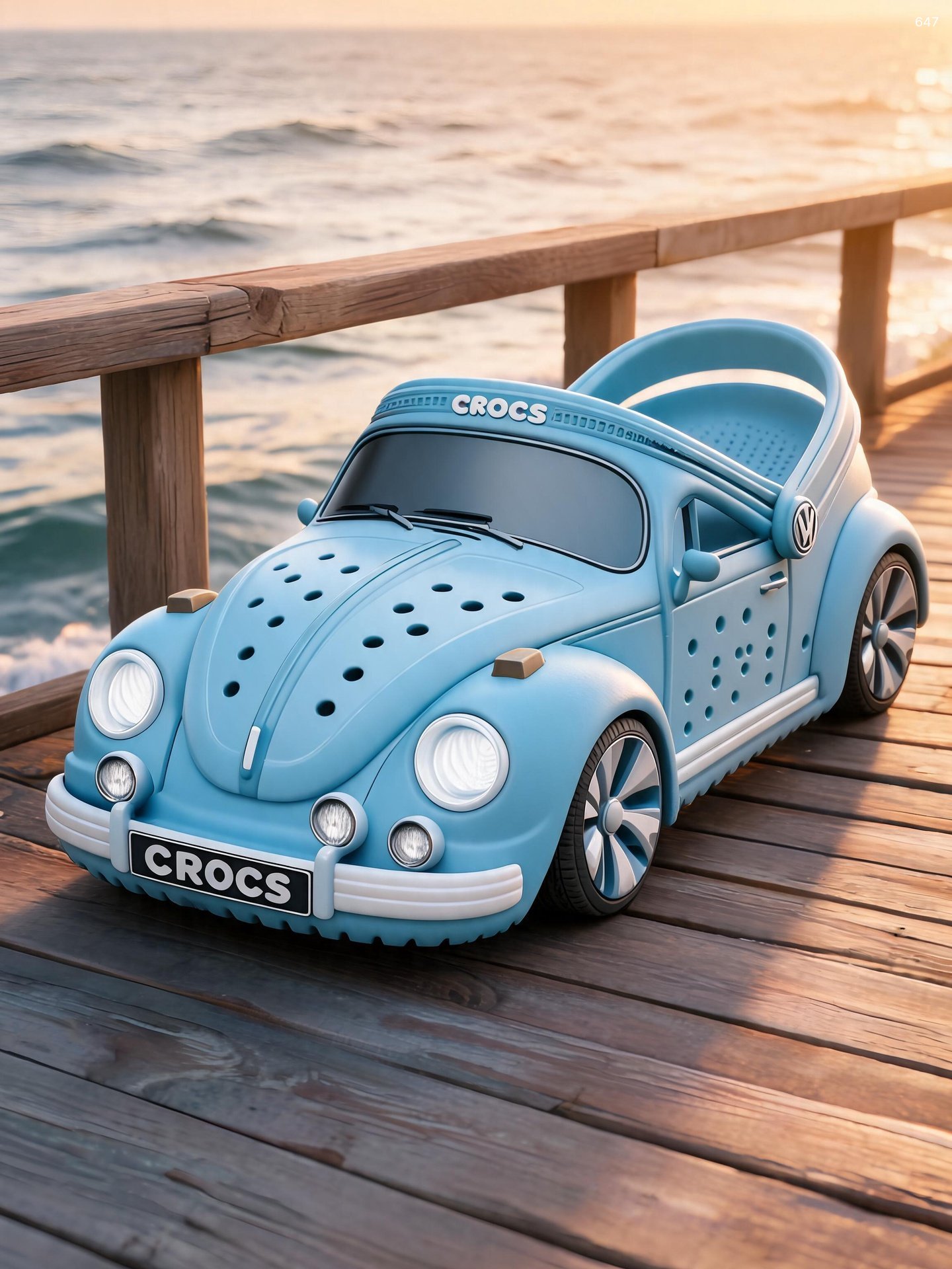 VW Beetle Crocs Slipper - Custom Car Clog Shoe VW Beetle Crocs Slipper - Custom Car Clog Shoe
