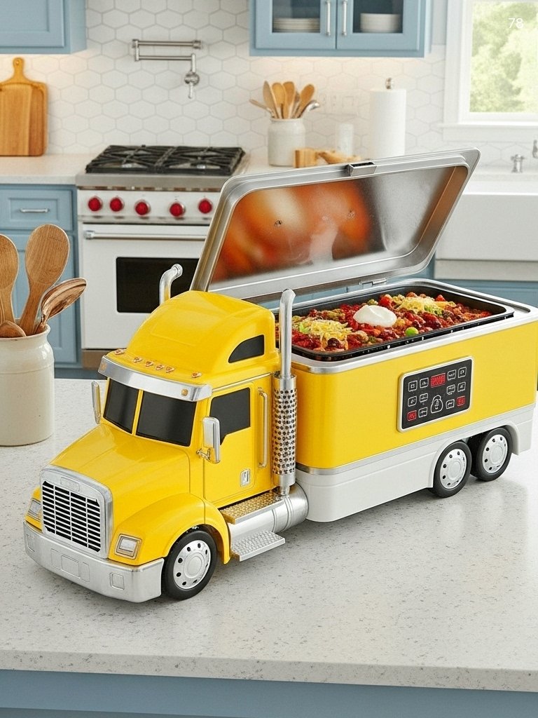 Large Capacity Semi Truck Crockpot - Unique Kitchen Appliance Large Capacity Semi Truck Crockpot - Unique Kitchen Appliance