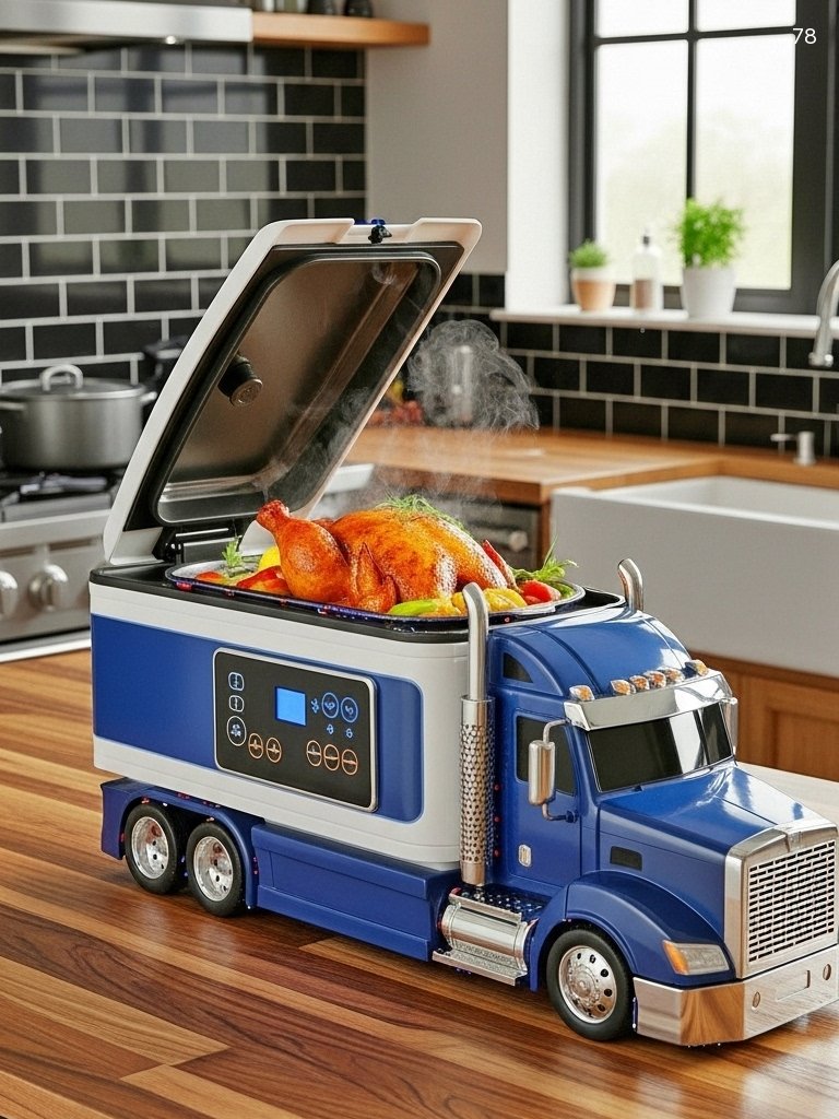 Large Capacity Semi Truck Crockpot - Unique Kitchen Appliance Large Capacity Semi Truck Crockpot - Unique Kitchen Appliance