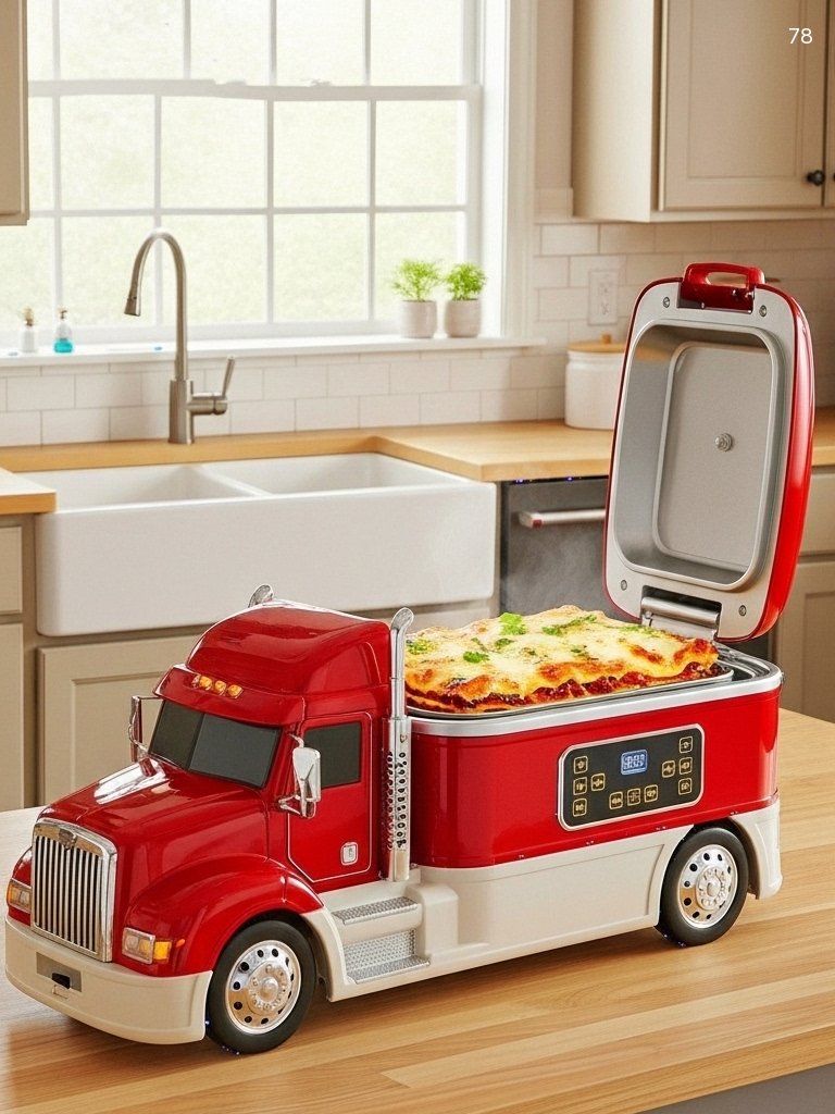 Large Capacity Semi Truck Crockpot - Unique Kitchen Appliance Large Capacity Semi Truck Crockpot - Unique Kitchen Appliance