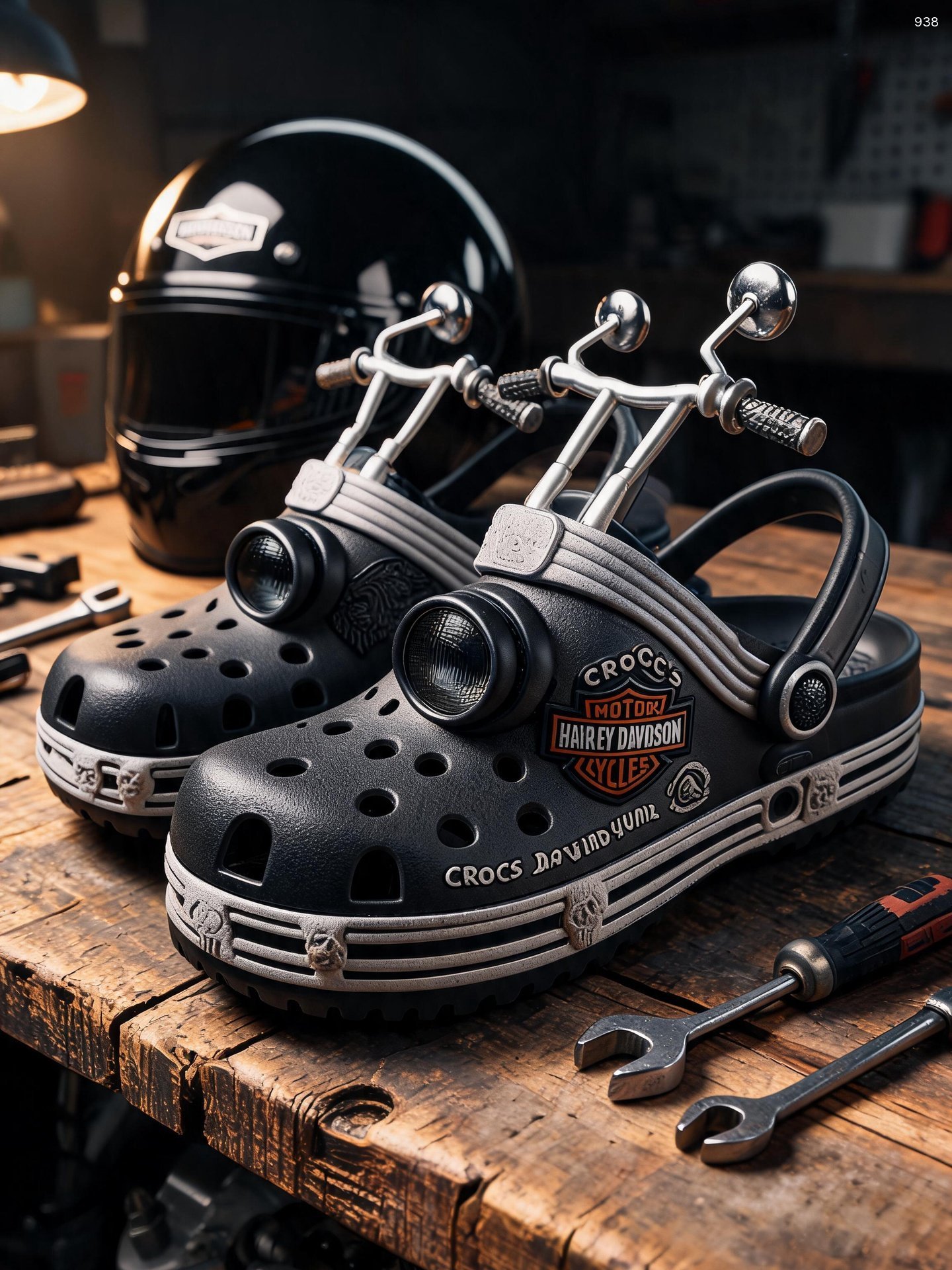 Motorcycle Inspired Crocs - Custom Biker Clogs & Footwear Motorcycle Inspired Crocs - Custom Biker Clogs & Footwear