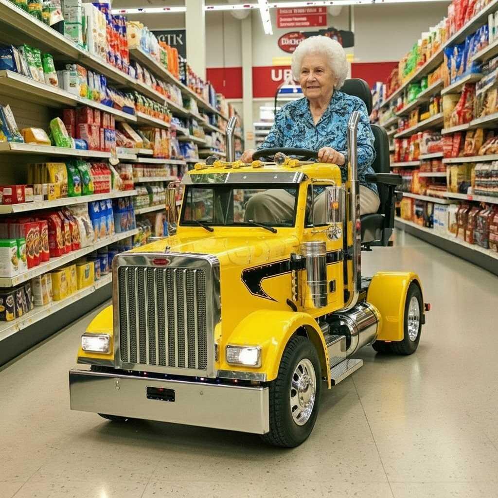 The Joy of Driving a Semi Truck Shaped Mobility Scooter: A New Perspective