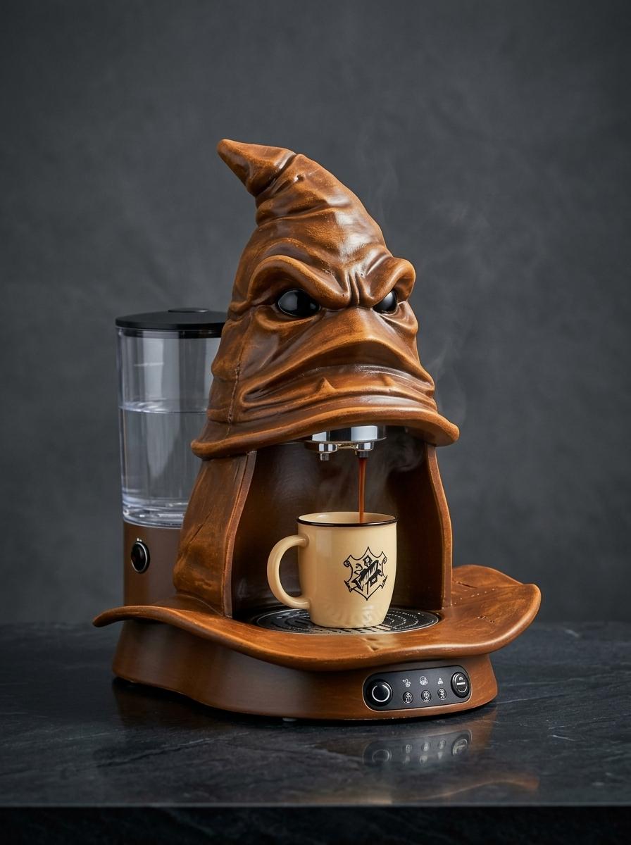 Unique Sorting Hat Coffee Maker - Perfect Gift for Harry Potter Fans