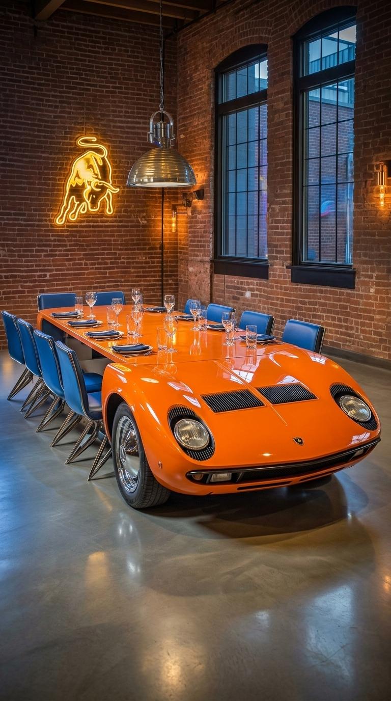 Classic Car Dining Table | Custom Vintage Auto Furniture