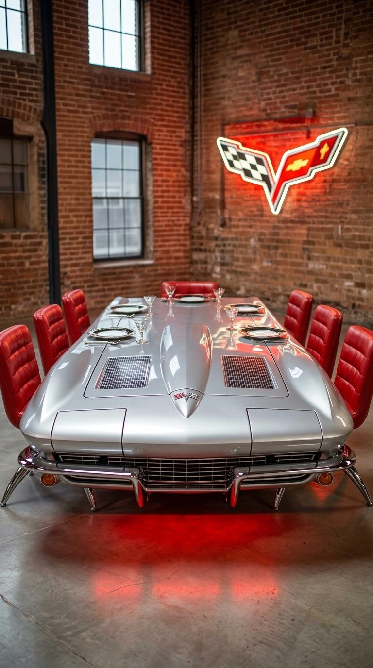 Classic Car Dining Table | Custom Vintage Auto Furniture