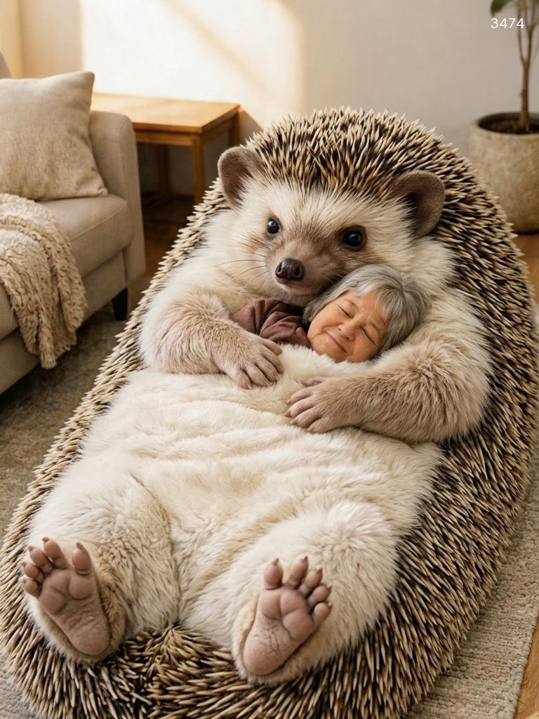 Cute Hedgehog Shaped Sleeping Bag for Kids | Soft & Cozy Cute Hedgehog Shaped Sleeping Bag for Kids | Soft & Cozy