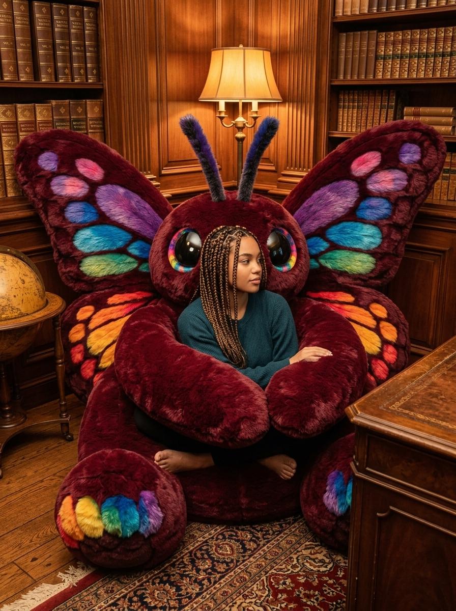 Butterfly Shaped Bean Bag - Colorful Plush Butterfly Chair for Kids & Adults Butterfly Shaped Bean Bag - Colorful Plush Butterfly Chair for Kids & Adults