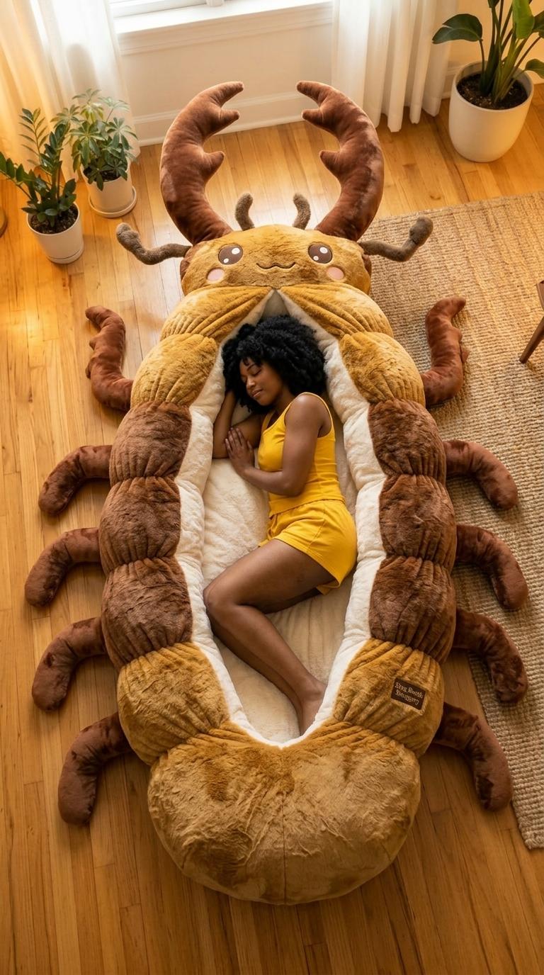 Insect Sleeping Bags - Giant Plush Bug Beds for Kids & Adults Insect Sleeping Bags - Giant Plush Bug Beds for Kids & Adults