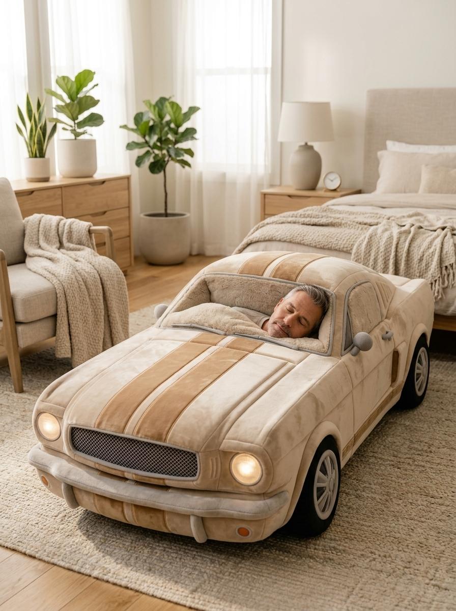 Vintage Car Inspired Sleeping Bags for Adults & Kids