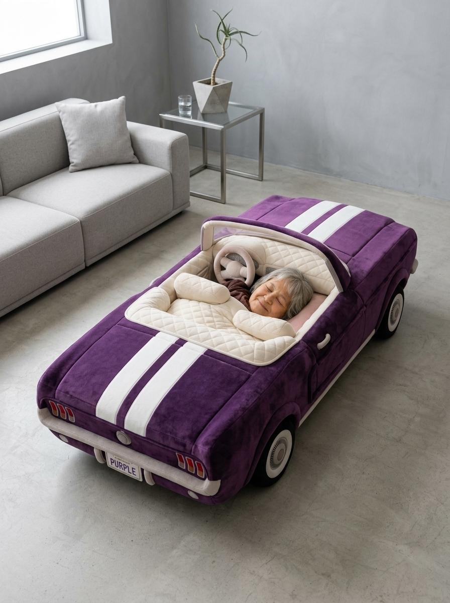 Vintage Car Inspired Sleeping Bags for Adults & Kids