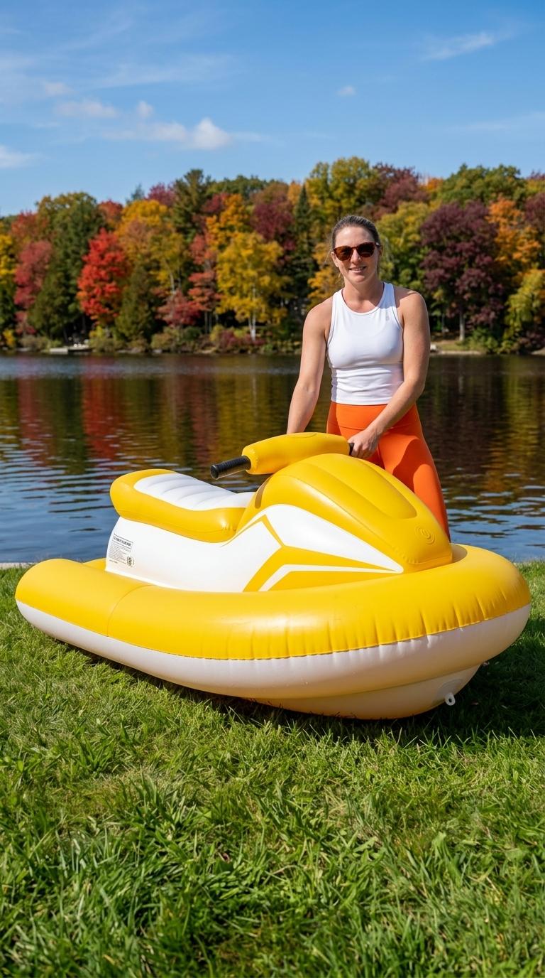 Premium Inflatable Jet Ski for Adults - Rechargeable Personal Watercraft Premium Inflatable Jet Ski for Adults - Rechargeable Personal Watercraft