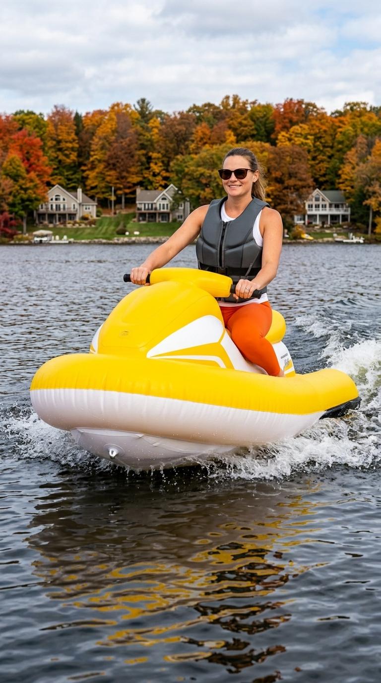 Premium Inflatable Jet Ski for Adults - Rechargeable Personal Watercraft Premium Inflatable Jet Ski for Adults - Rechargeable Personal Watercraft