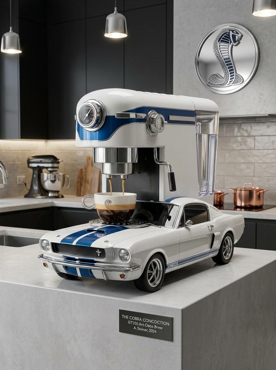 Unique Classic Car Inspired Coffee Maker: The Perfect Gift for Car Lovers