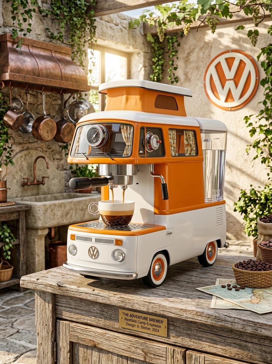 Unique Classic Car Inspired Coffee Maker: The Perfect Gift for Car Lovers
