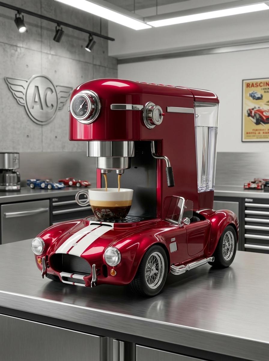 Unique Classic Car Inspired Coffee Maker: The Perfect Gift for Car Lovers