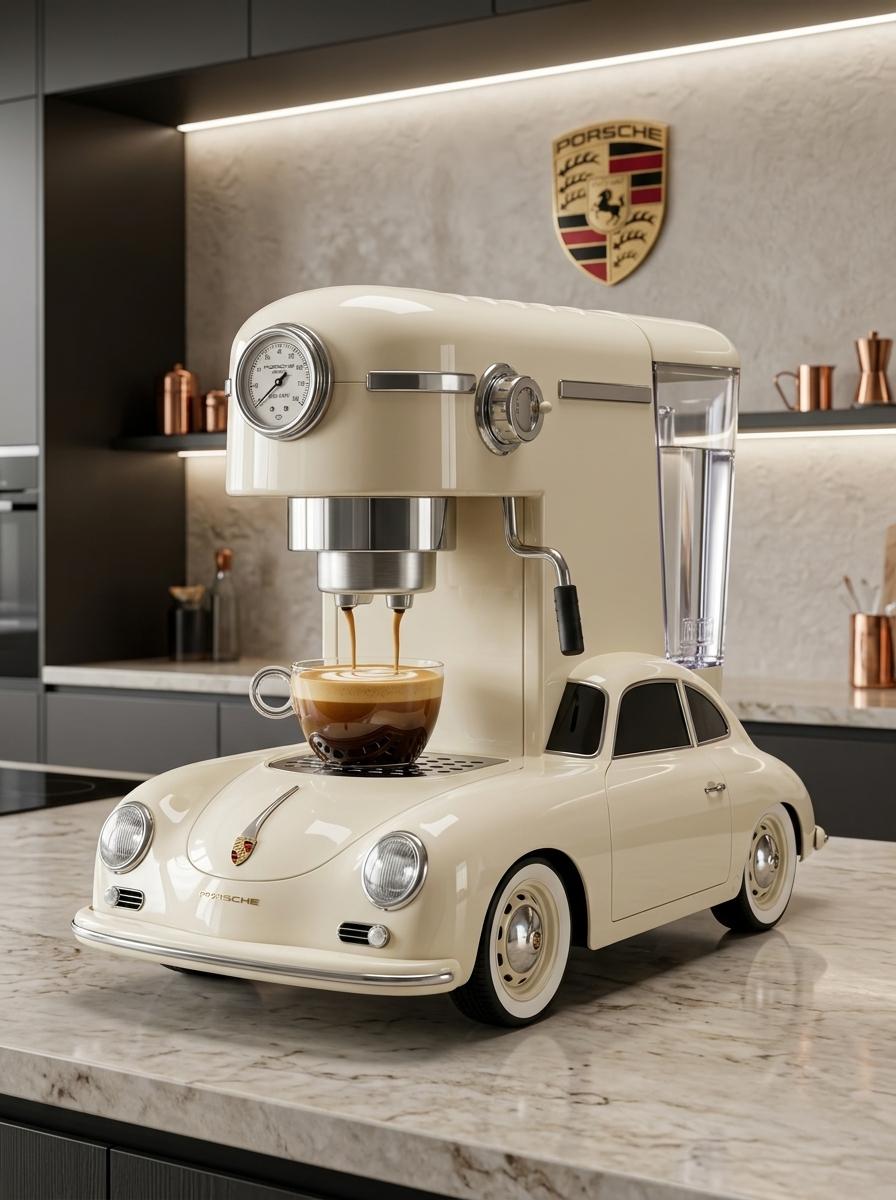 Unique Classic Car Inspired Coffee Maker: The Perfect Gift for Car Lovers