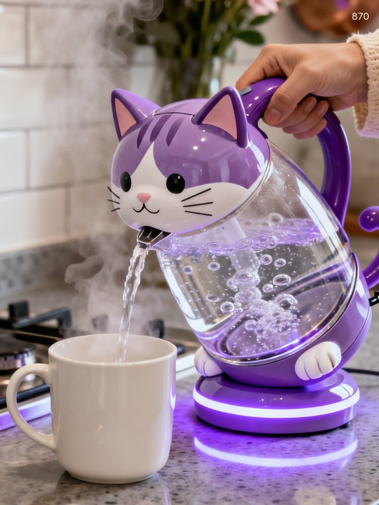 Cat Shaped Electric Kettles: Trends & Kitchen Styling