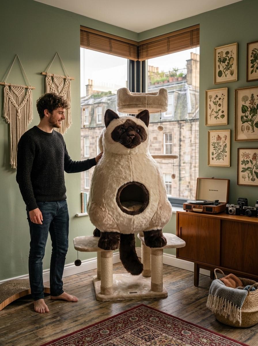 Giant Cat Shaped Cat Playgrounds: The Ultimate Plush Cat Tree