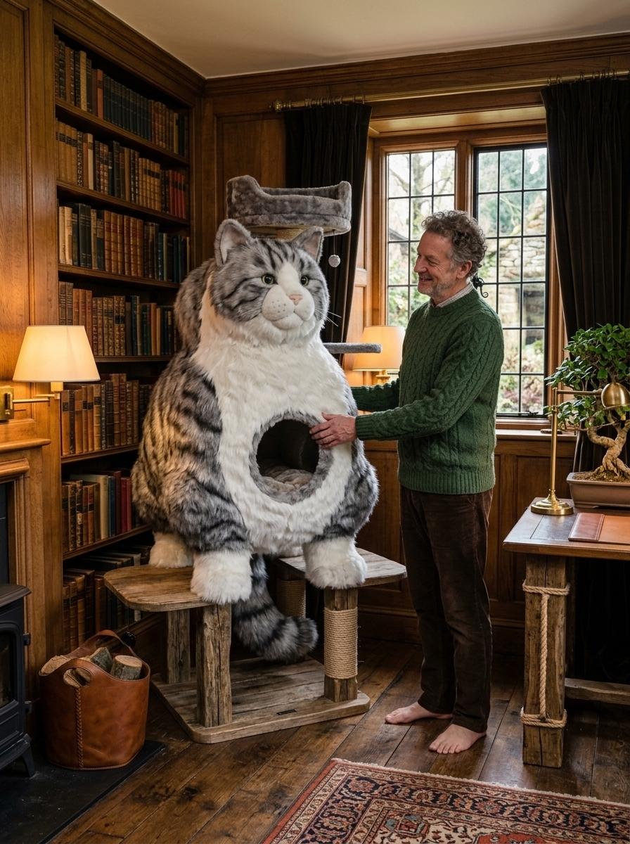 Giant Cat Shaped Cat Playgrounds: The Ultimate Plush Cat Tree