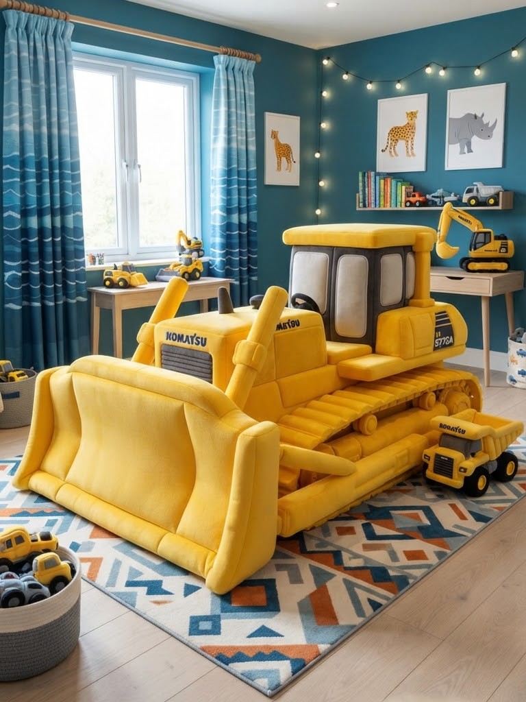 Inflatable Heavy Equipment Kid Beds: Fun and Comfortable Sleep Solutions for Young Builders