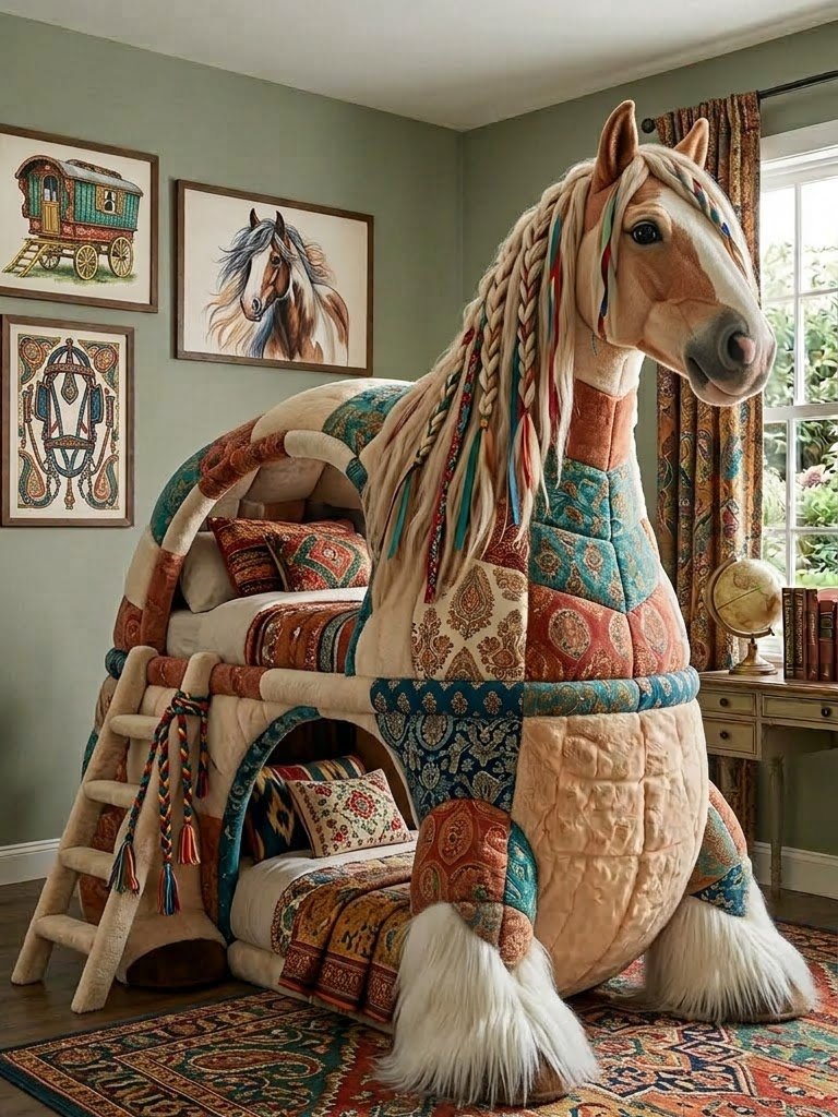 Horse Bunk Bed Inspirations for Horse-Loving Kids and Playful Bedrooms Horse Bunk Bed Inspirations for Horse-Loving Kids and Playful Bedrooms