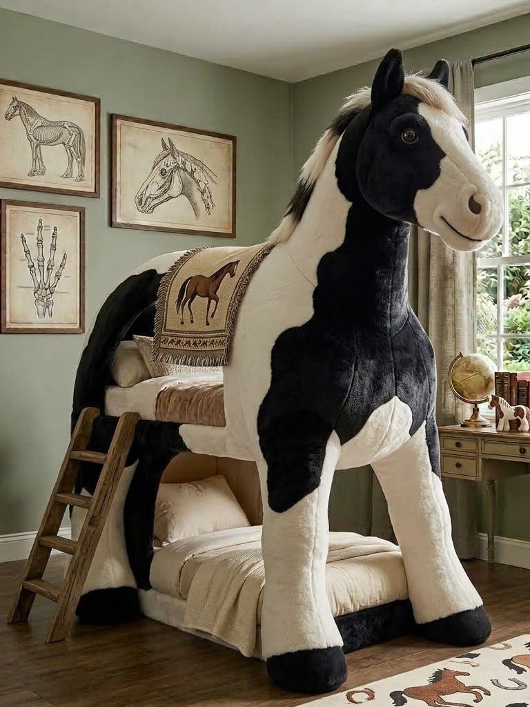 Horse Bunk Bed Inspirations for Horse-Loving Kids and Playful Bedrooms Horse Bunk Bed Inspirations for Horse-Loving Kids and Playful Bedrooms